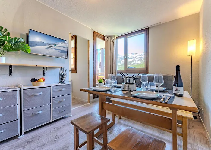 شقة Ski-in Ski-out 2br With Mountain View - - Le Joker فال تورُن